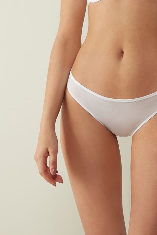 Intimissimi Brazilian Panties in Ultralight Microfiber Wit Wit | XBUMQ1729