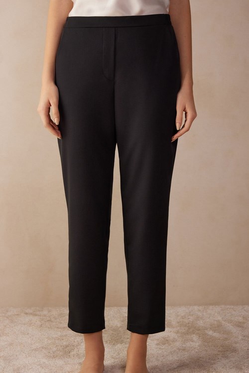 Intimissimi Full Length Pants with Pockets Zwart Zwart | XQSAP2516