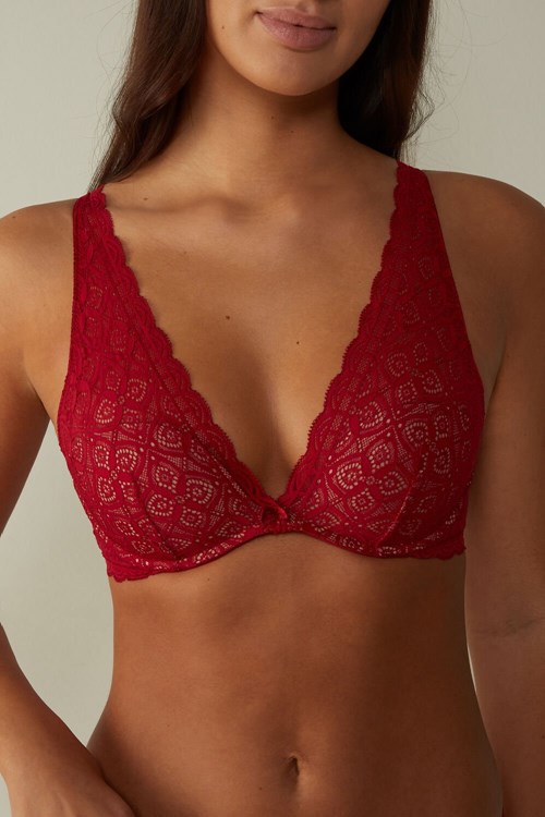 Intimissimi Giorgia Balconette Bra in Kanten Rood Rood | FSREY6379