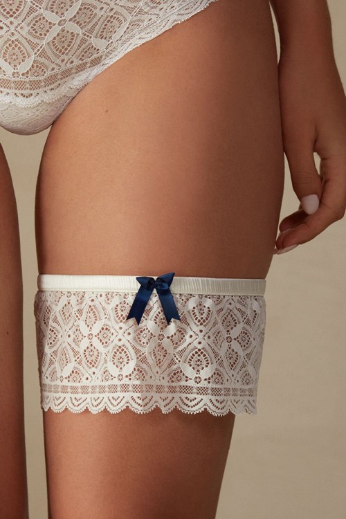 Intimissimi Kanten Garter Wit | GOSFW0562