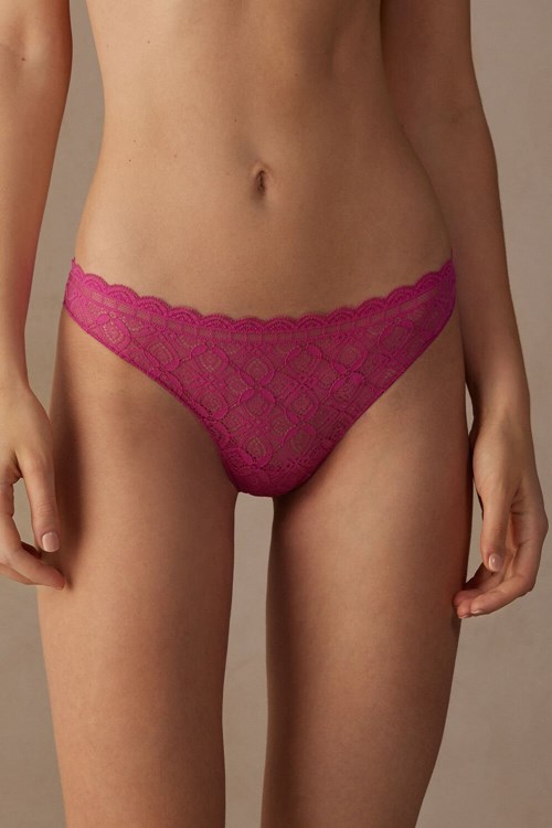 Intimissimi Kanten and Microfiber Brazilian Roze Roze | YGVJN1843