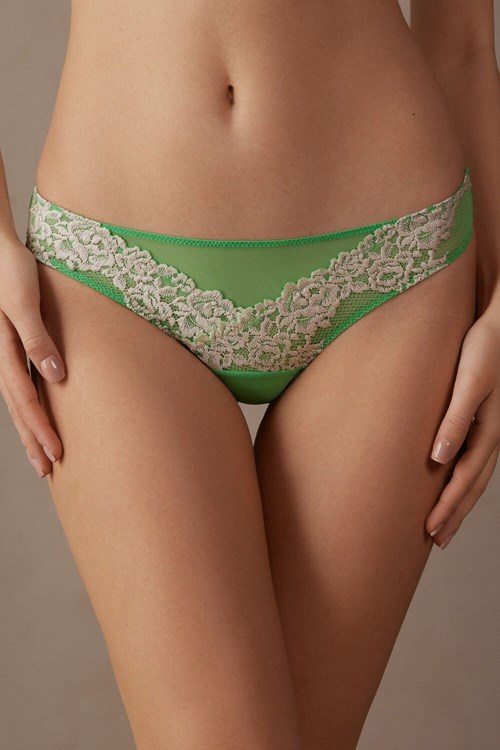 Intimissimi Pretty Flowers Brazilian Groen Mintgroen | DPHKX6509