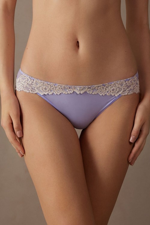 Intimissimi Pretty Flowers Panties Lavendel | SBZPV0179