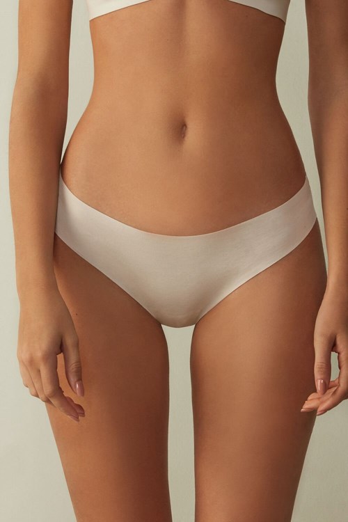 Intimissimi Seamless Supima® Katoenen Brazilian Panties Roze | XLFIO3284