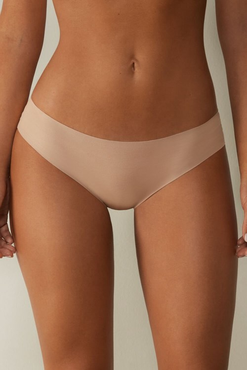 Intimissimi Seamless Supima® Katoenen Panties Beige | ZXTPN6170