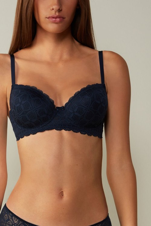 Intimissimi Sofia Balconette Bra in Kanten Blauw Blauw | XBIRG9860