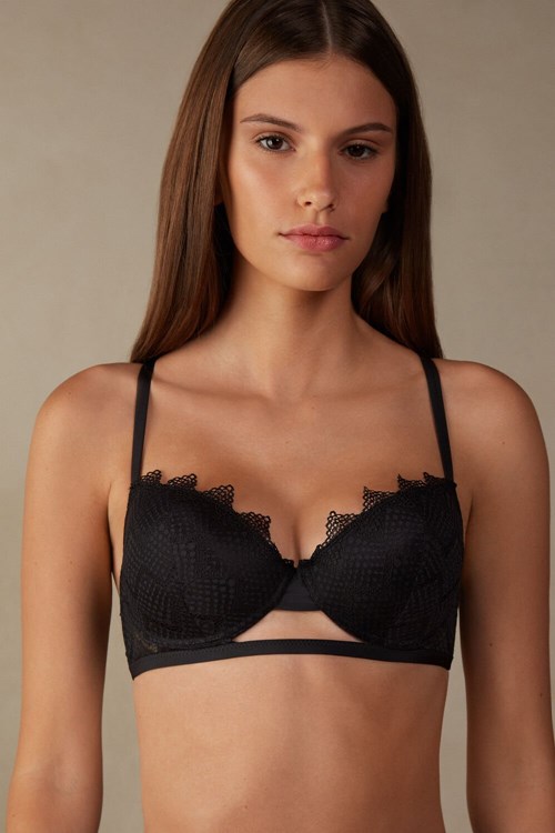 Intimissimi Sofia Urban Nomad Balconette Bra Zwart | JPQEU3860