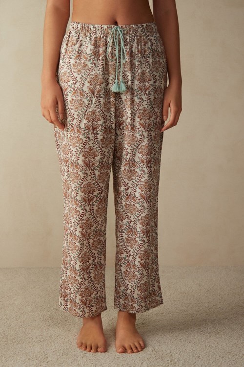 Intimissimi Spices Garden Katoenen Trousers Floral - 994i - St.Spices Garden | YGIMA2817