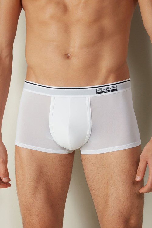 Intimissimi Super Fresh Micro-mesh Boxers Wit Wit | IDQXL2461