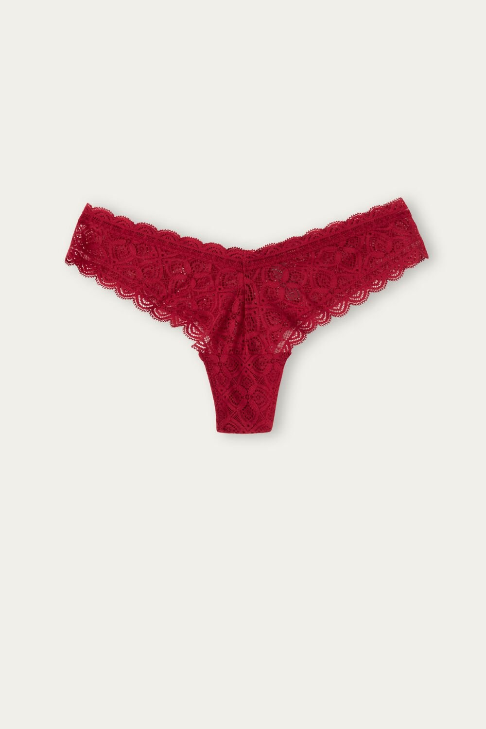 Intimissimi 80s-style Kanten Brazilian Rood Rood | IRAND6957