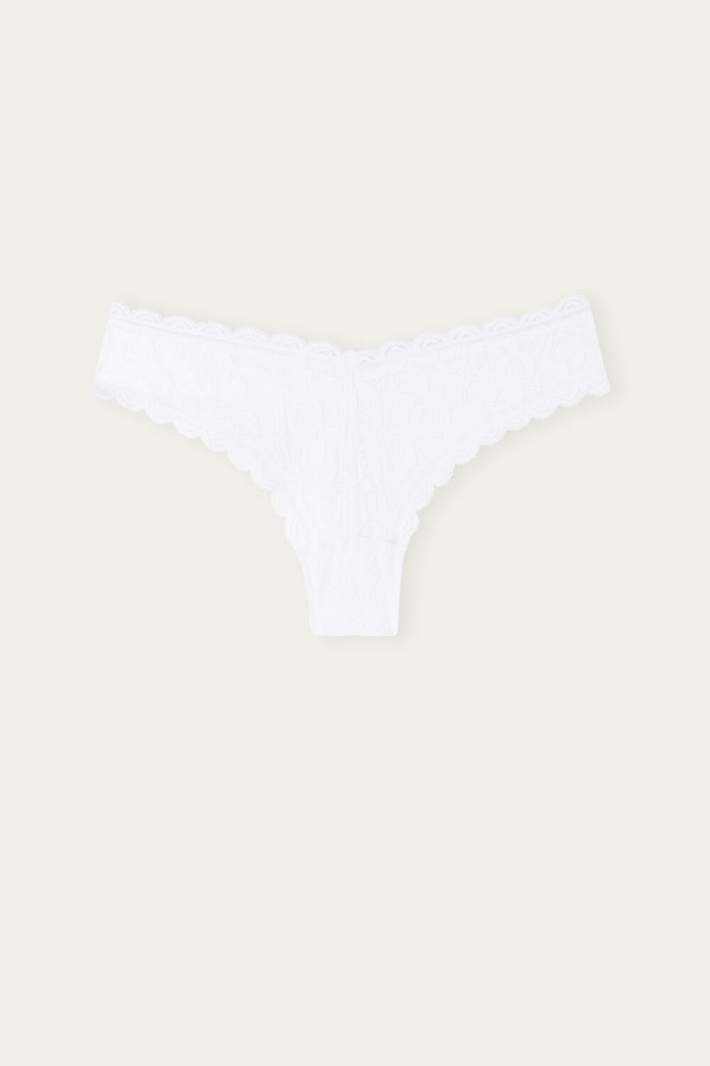 Intimissimi 80s-style Kanten Brazilian Wit Wit | RKHYJ2083