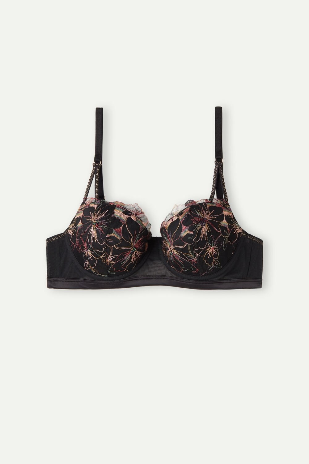 Intimissimi A Touch of Light Sofia Triangle Bra Zwart Zwart | UIKAN8367