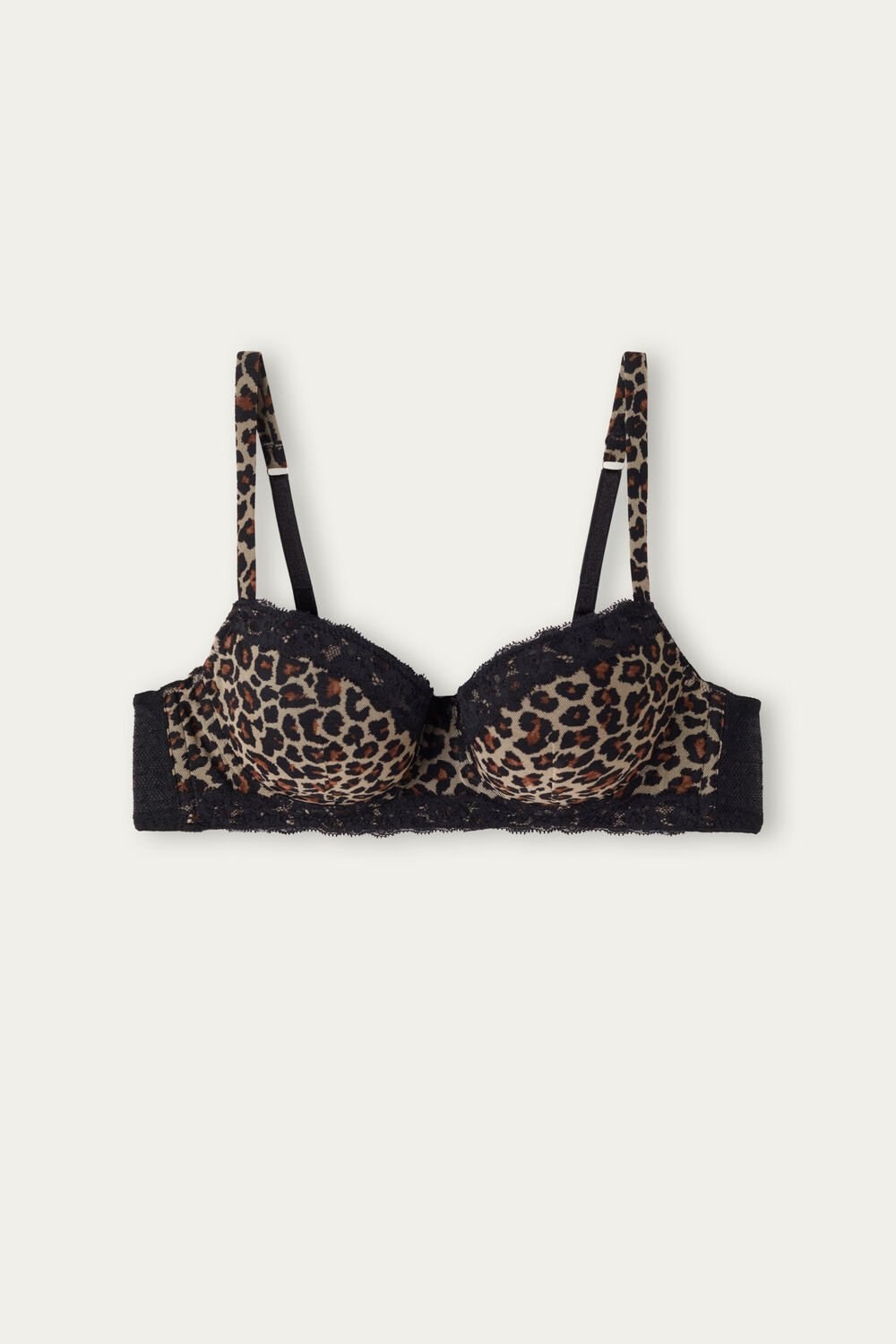 Intimissimi Animal Vibes Sofia Balconette Bra Zwart | PIYWT1309