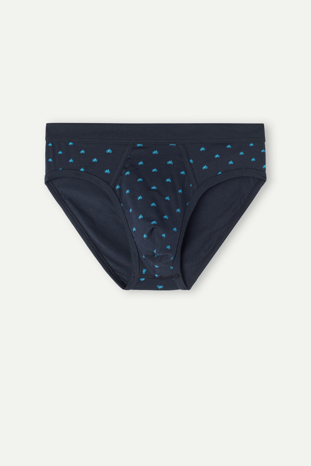 Intimissimi Bicycle Briefs in Stretch Supima® Katoenen Blauw Blauw | XWTGQ7209