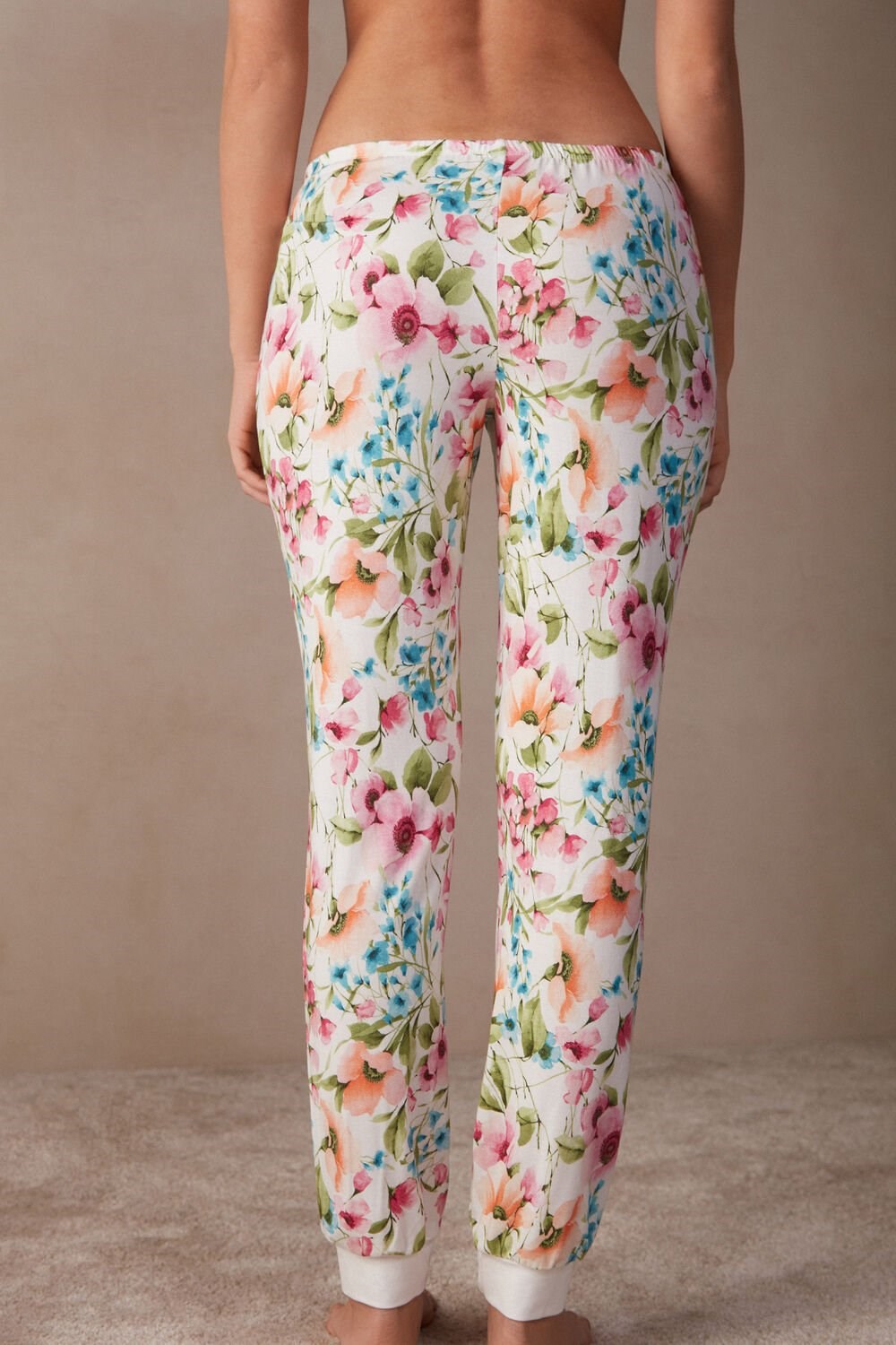 Intimissimi Botanical Lyrics Full Length Modal Pants Wit | HLFAY2758