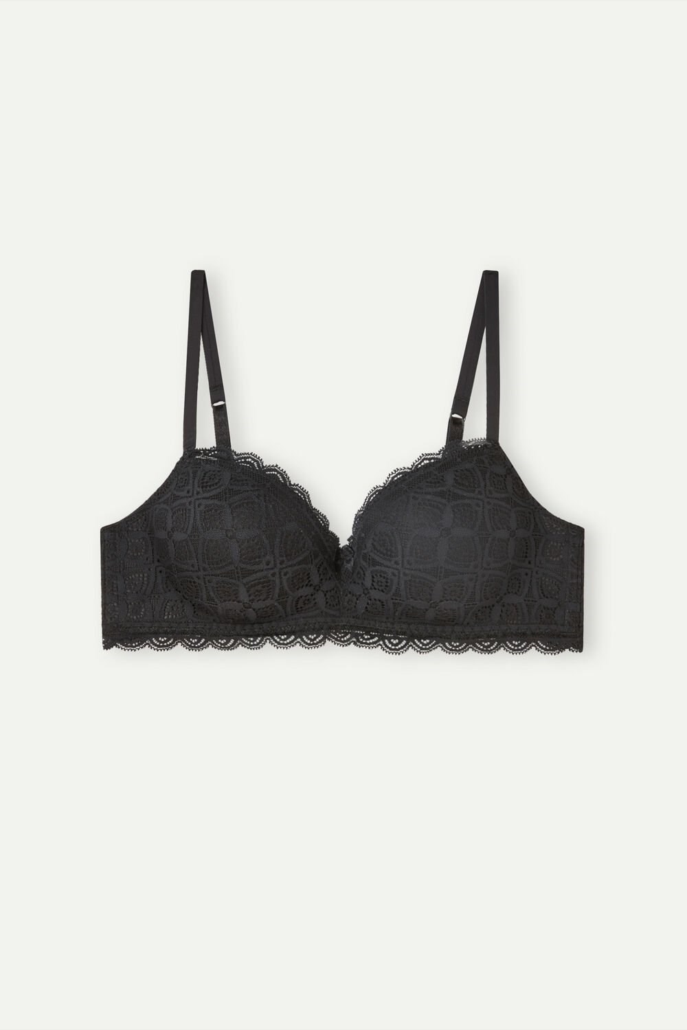 Intimissimi Claudia Balconette Bra in Kanten Zwart Zwart | IQFZP8513