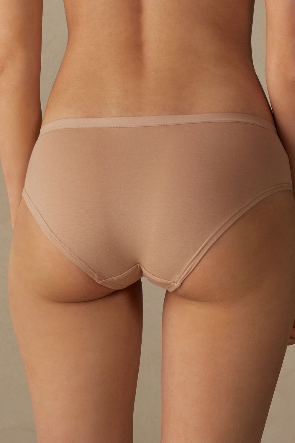 Intimissimi Cozy Panties in Katoenen Beige | QLPZU9254