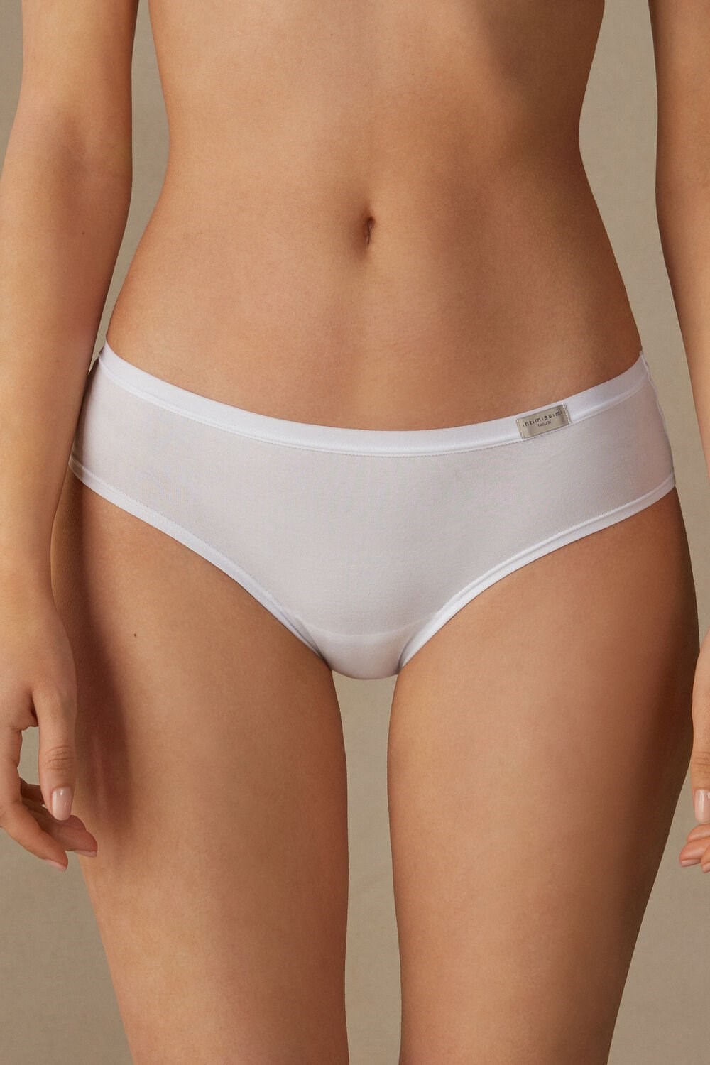 Intimissimi Cozy Panties in Katoenen Wit Wit | AKESL6583