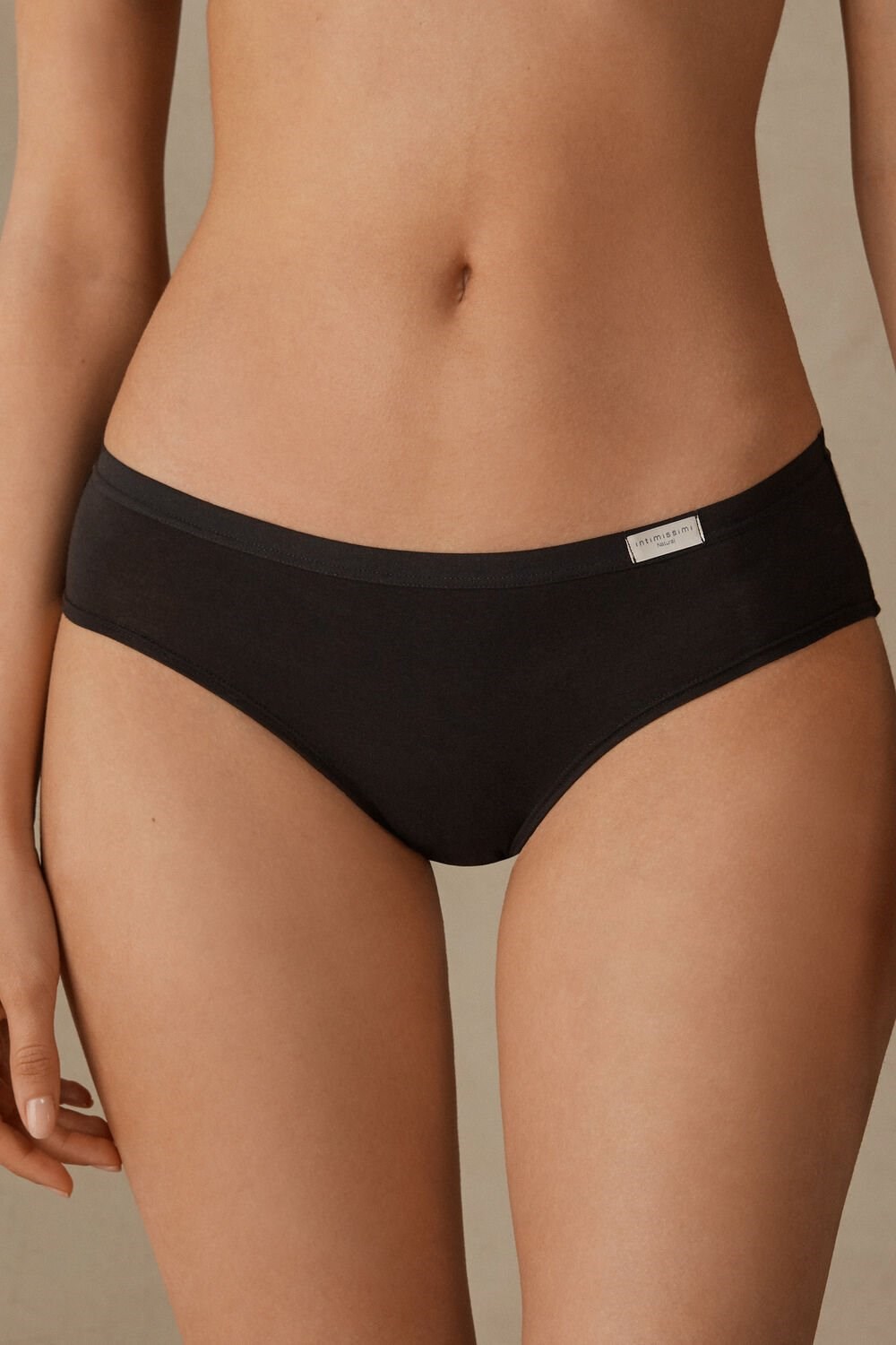 Intimissimi Cozy Panties in Katoenen Zwart Zwart | OSVPK1720