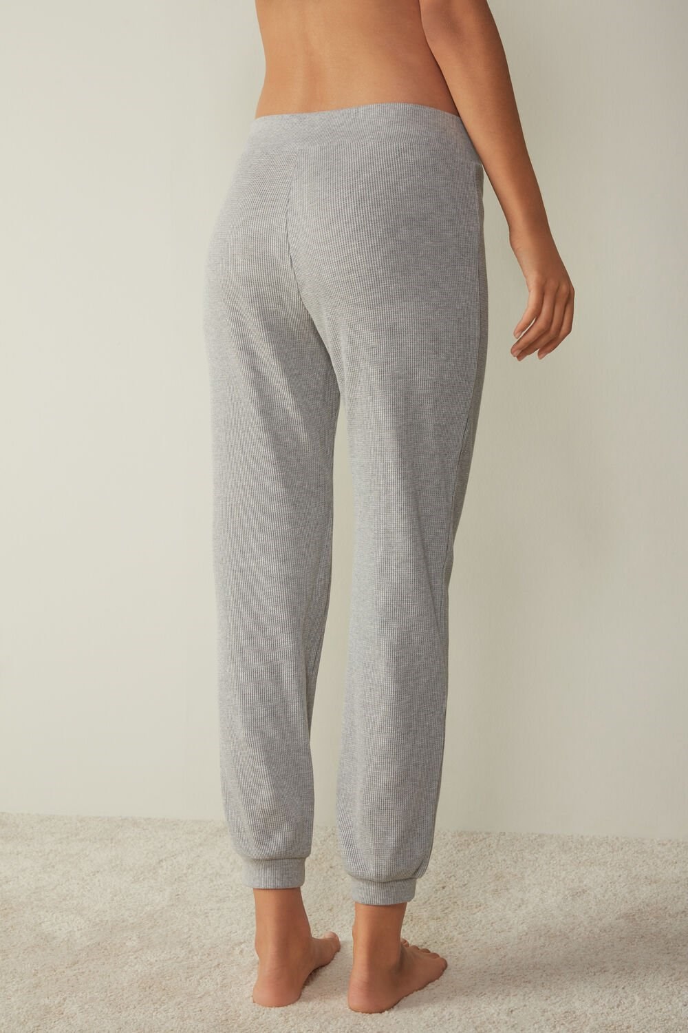 Intimissimi Cozy Waffle Pants Grijs Lichtgrijs | VWLFJ6518