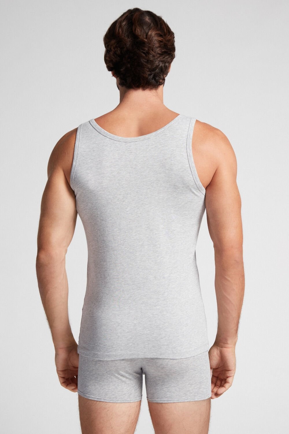 Intimissimi Crew Neck Tank Top Grijs Lichtgrijs | OPTWE2436