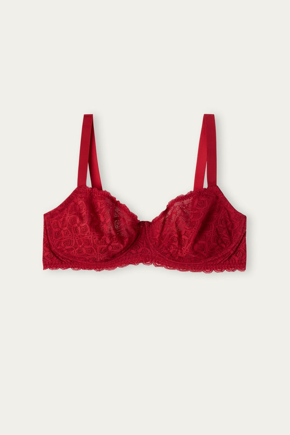 Intimissimi Daniela Balconette Bra in Kanten Rood Rood | FTLNC0483