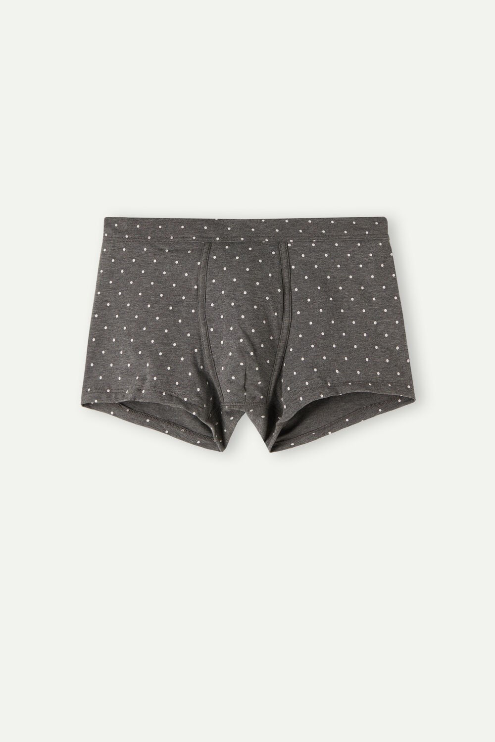 Intimissimi Dotted Boxers in Stretch Supima® Katoenen Grijs Grijs | UQXRW2046