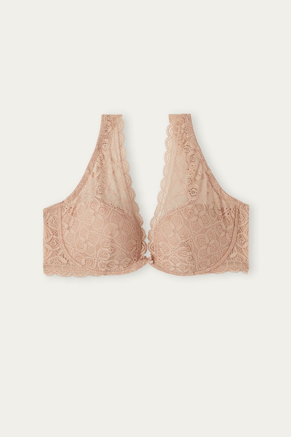 Intimissimi Elena Balconette Bra in Kanten Beige | VWYGJ6425