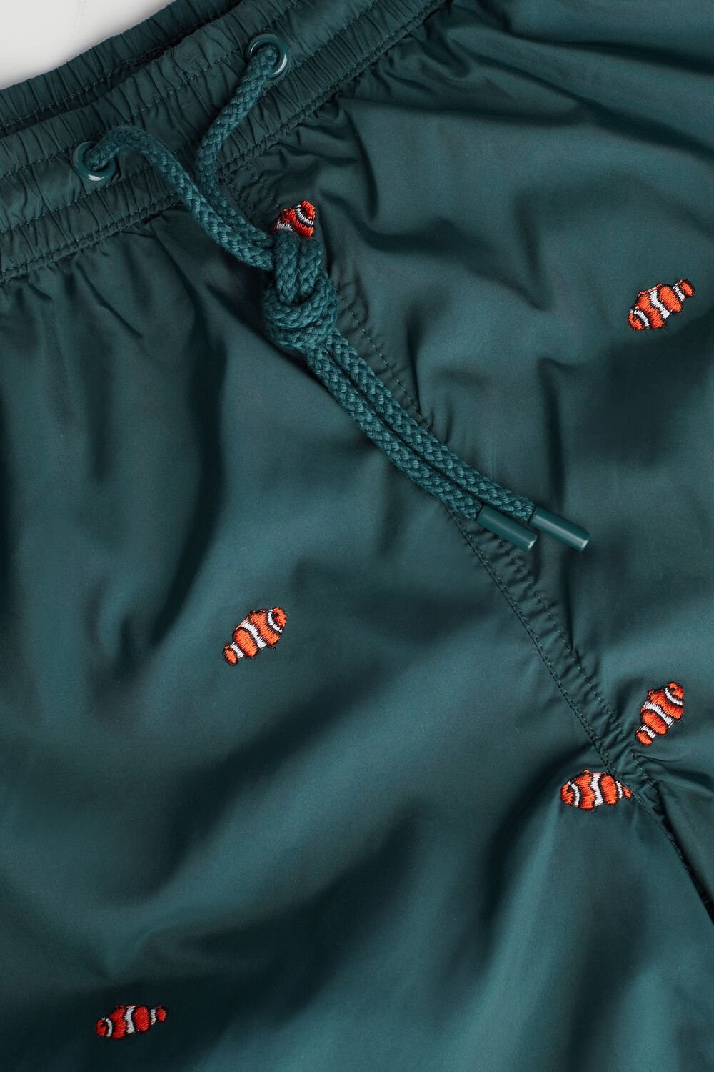 Intimissimi Embroidered Clownfish Swim Trunks Groen Donkergroen | NSZVC8673