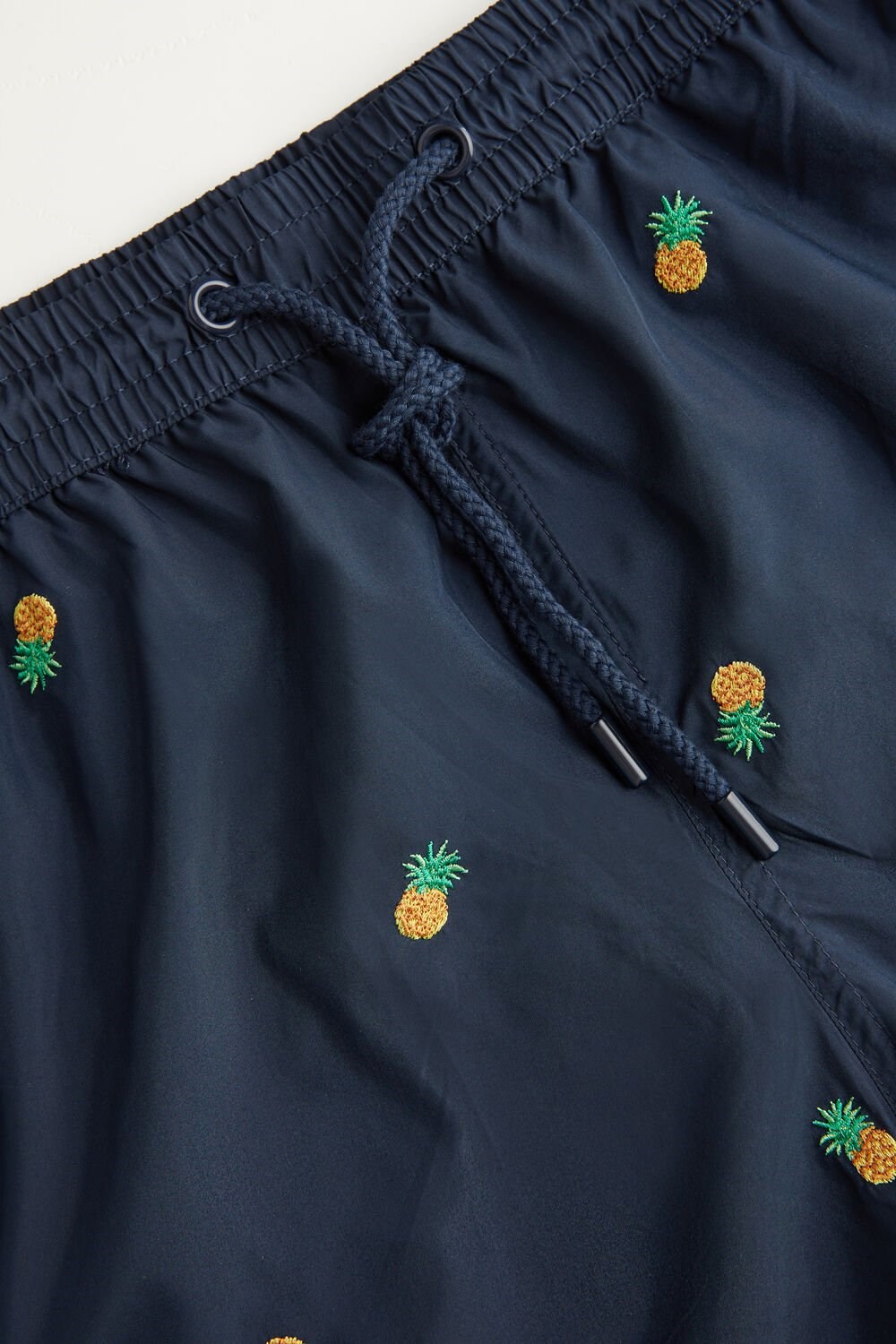 Intimissimi Embroidered Pineapple Swim Trunks Blauw Blauw | DQTAE8670