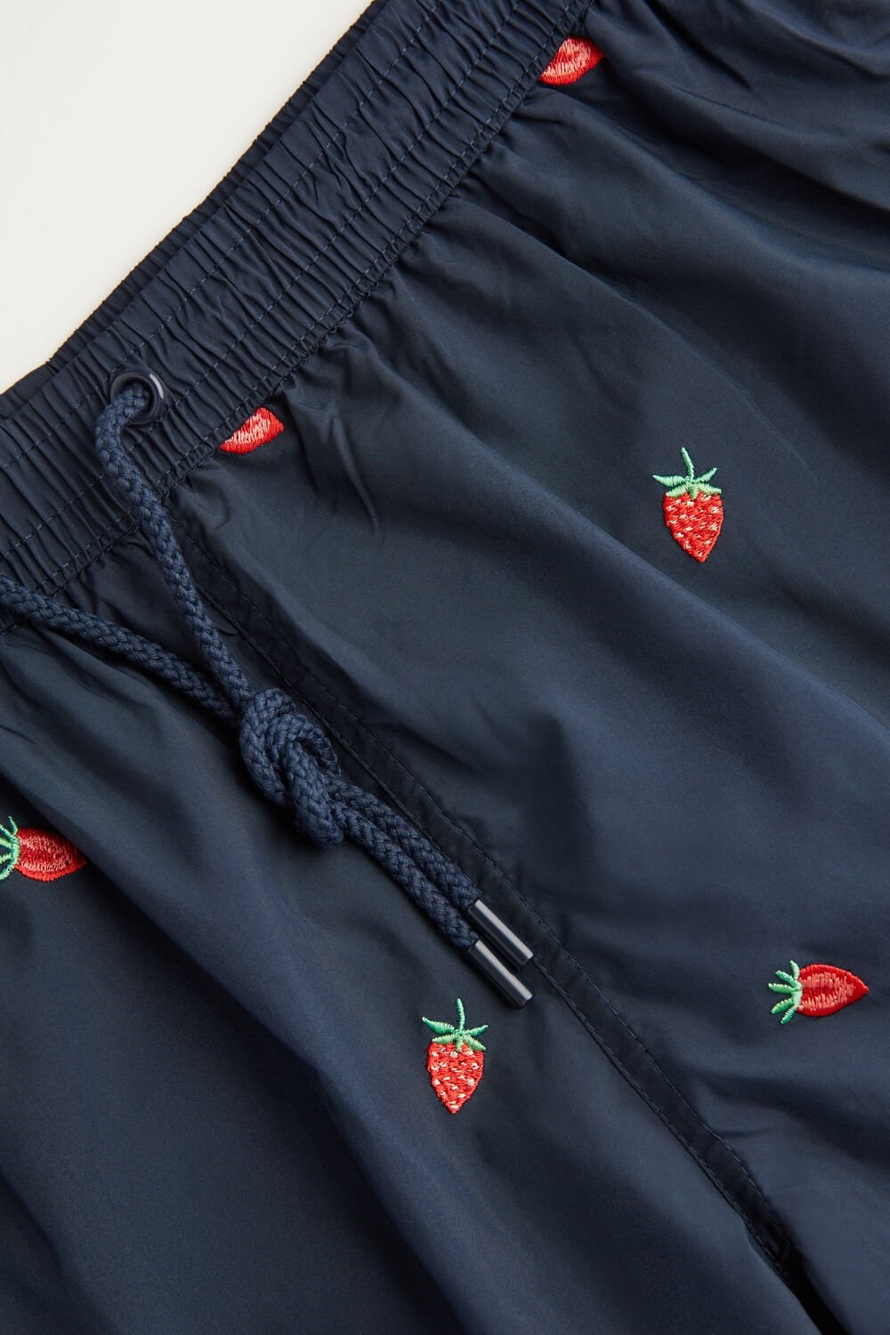 Intimissimi Embroidered Strawberry Swim Trunks Blauw Blauw | PGOUZ0258