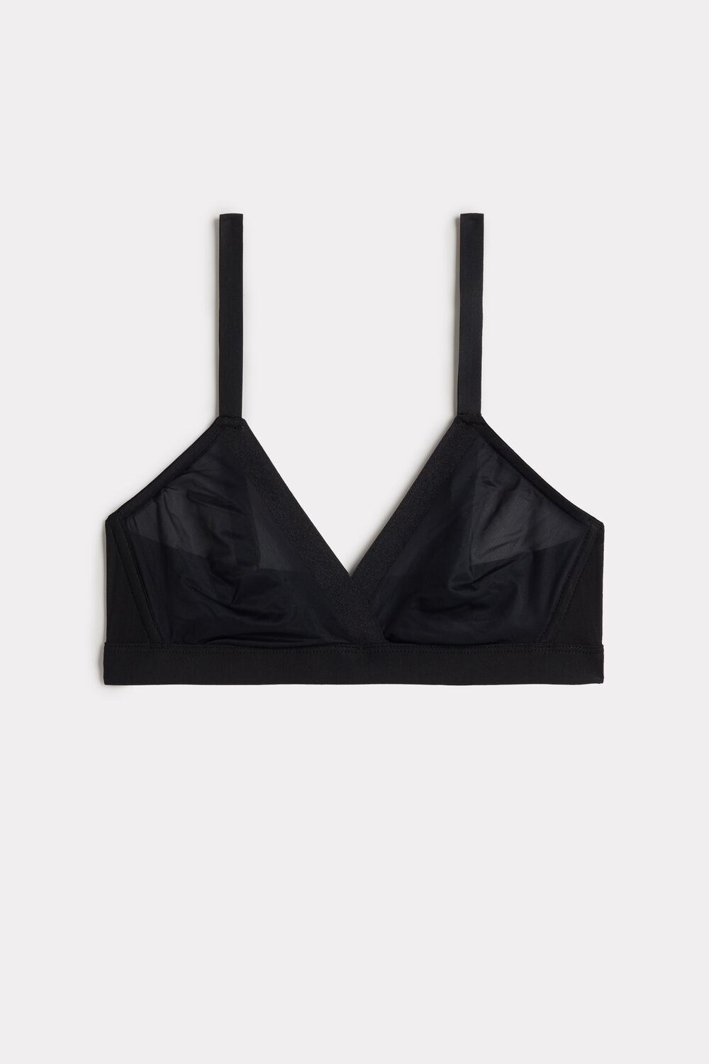 Intimissimi Emma Invisible Touch Triangle Bra Zwart Zwart | GDAHE6905