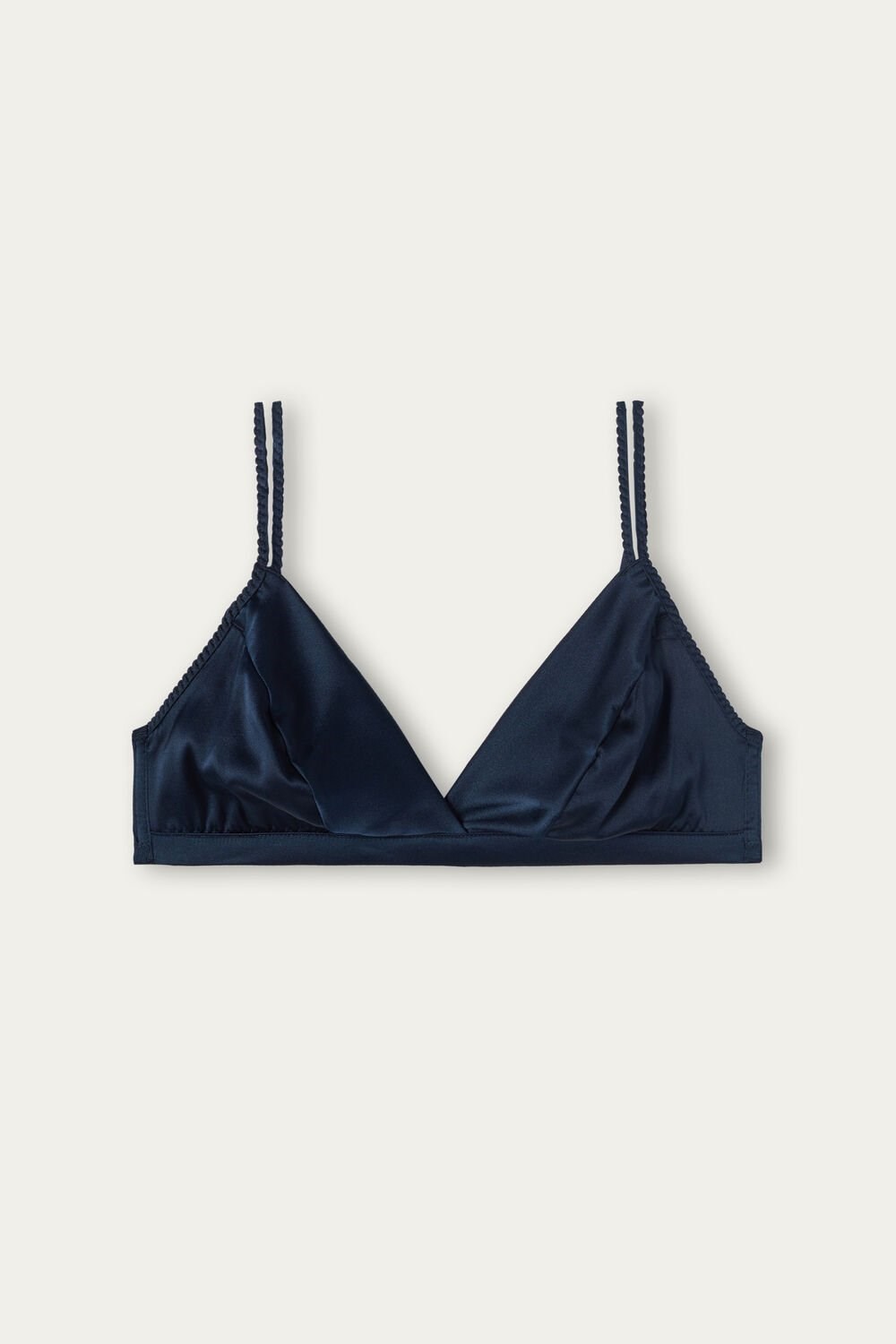 Intimissimi Emma Silk Triangle Bra Blauw Blauw | VTKBC8604