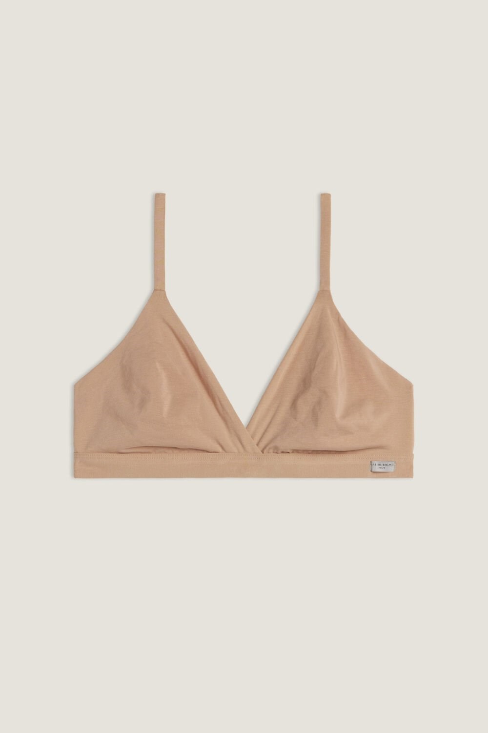 Intimissimi Emma Triangle Bra in Natural Katoenen Beige | XMNZR3698