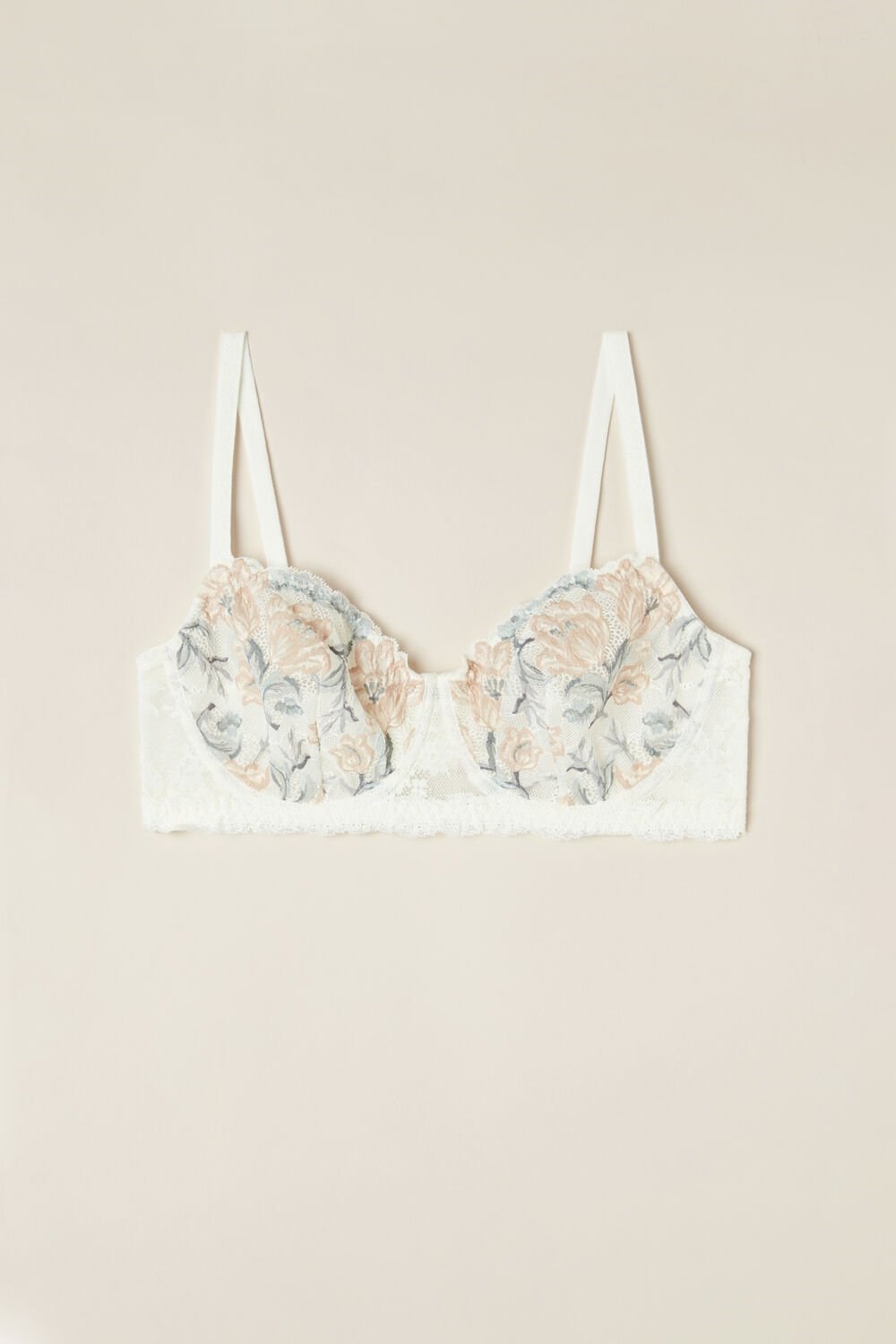 Intimissimi Ephemeral Beauty Daniela Balconette Bra Wit | QXSHJ2981