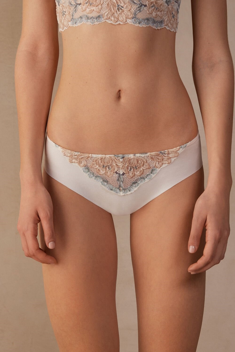 Intimissimi Ephemeral Beauty Seamless Katoenen Panties Wit | WTUJZ6839