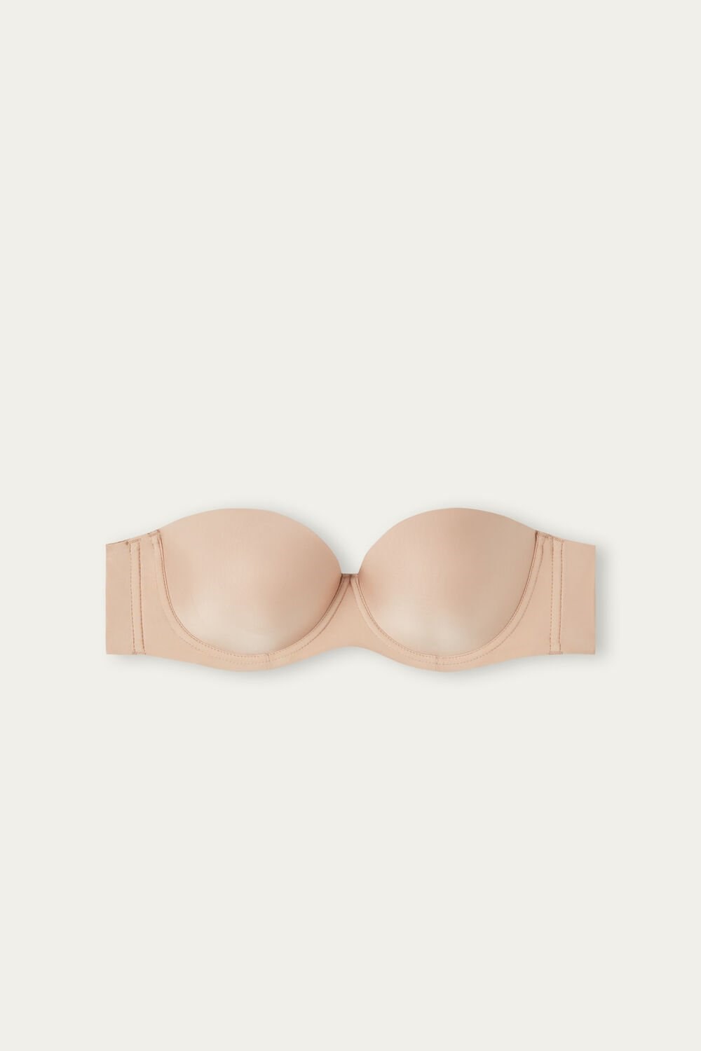 Intimissimi Giada Microfiber Bandeau Bra Beige | QRVTA5076