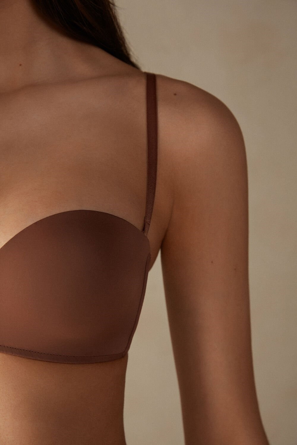 Intimissimi Gioia Bandeau Bra Donkerbeige | MULWO4835