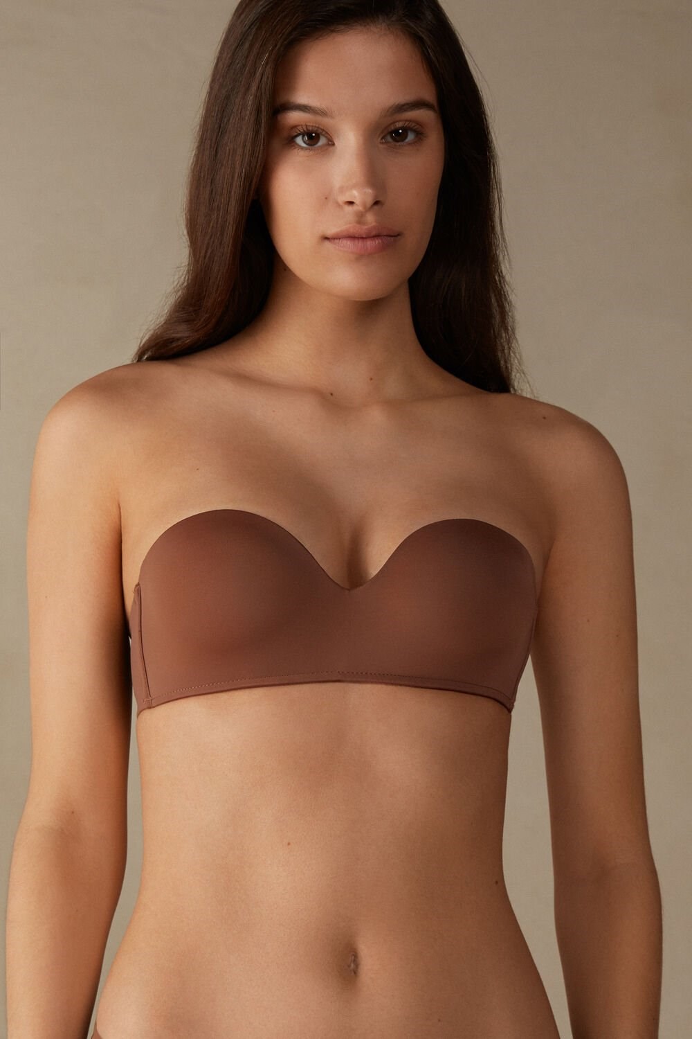 Intimissimi Gioia Bandeau Bra Donkerbeige | MULWO4835