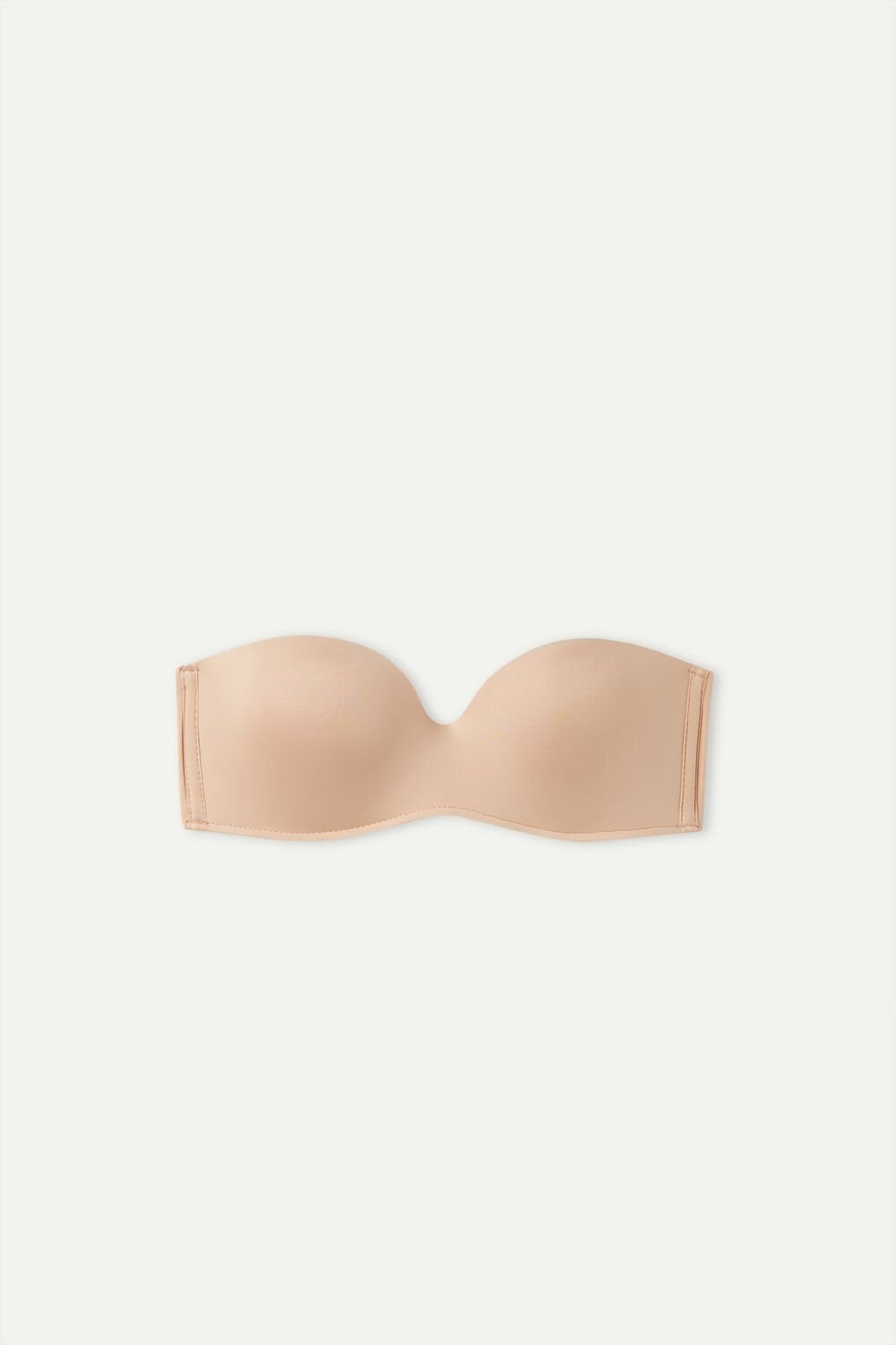 Intimissimi Gioia Bandeau Bra in Ultralight Microfiber Beige | MSOXH2871