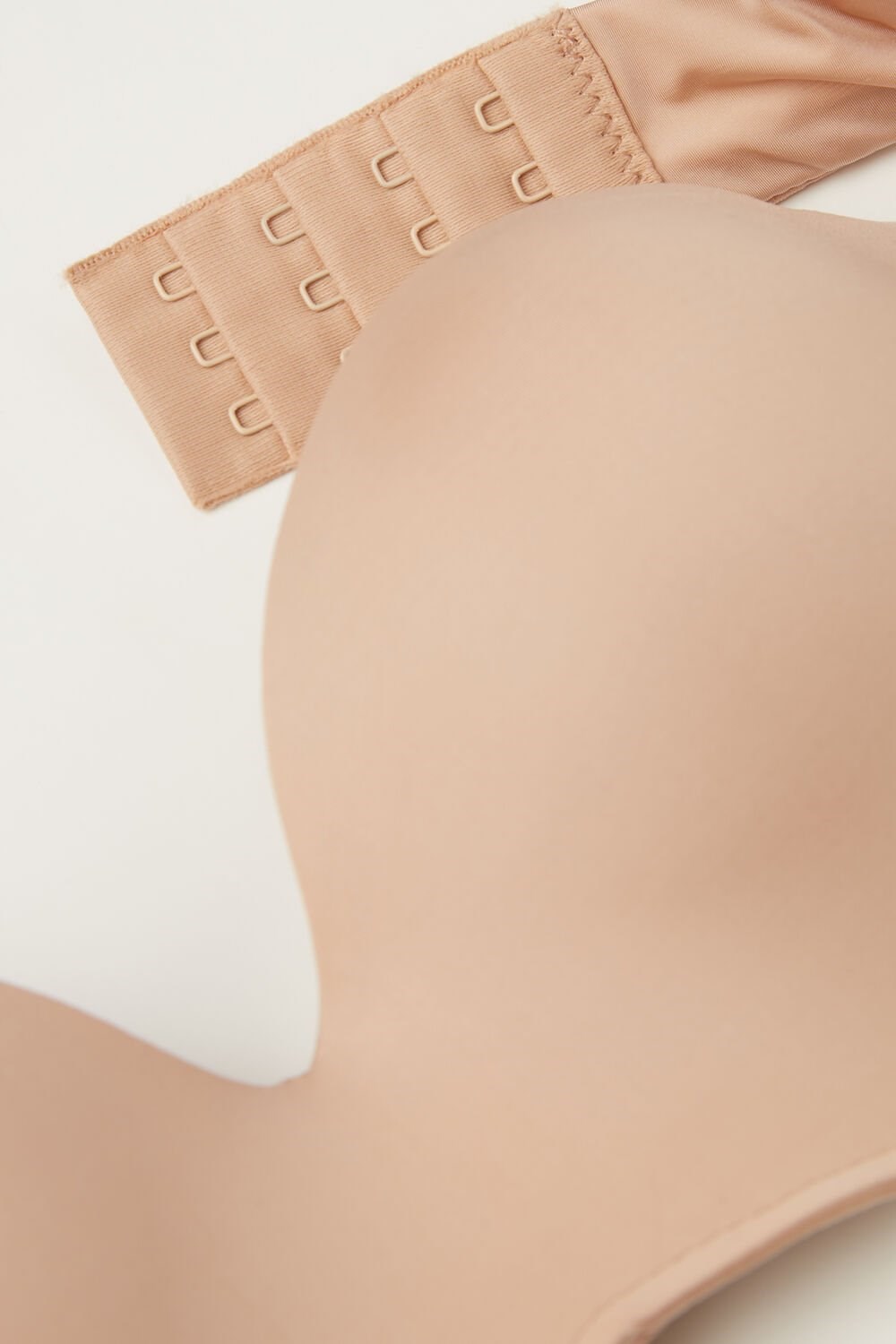 Intimissimi Gioia Bandeau Bra in Ultralight Microfiber Beige | MSOXH2871