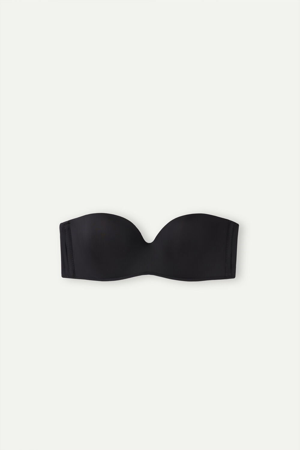 Intimissimi Gioia Bandeau Bra in Ultralight Microfiber Zwart Zwart | SJNDY6973