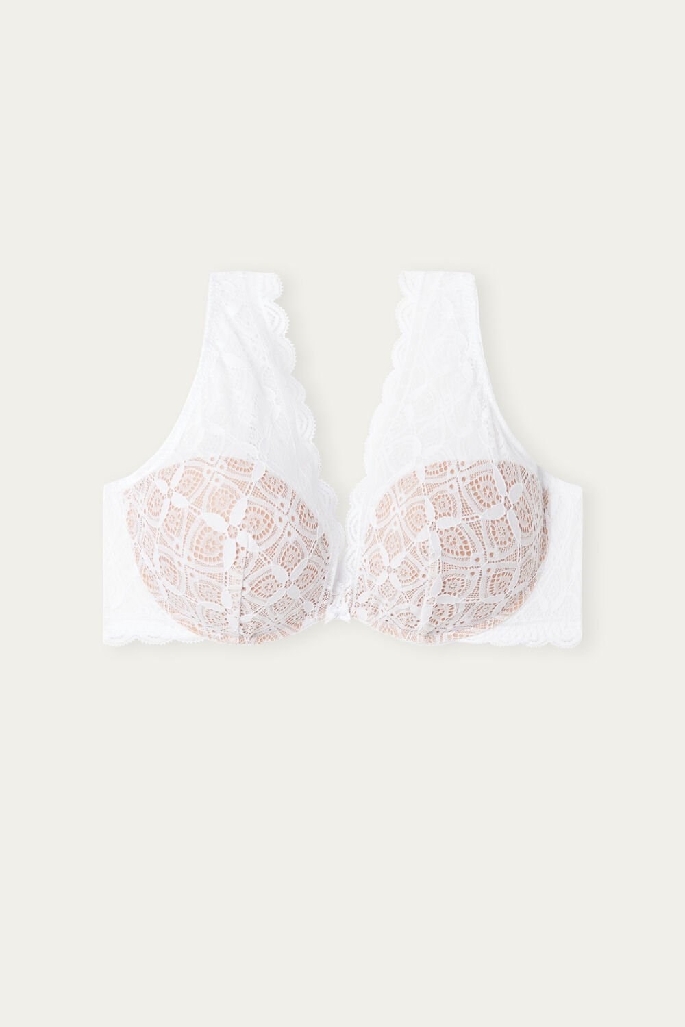 Intimissimi Giorgia Balconette Bra in Kanten Wit Wit | RHNOZ2094