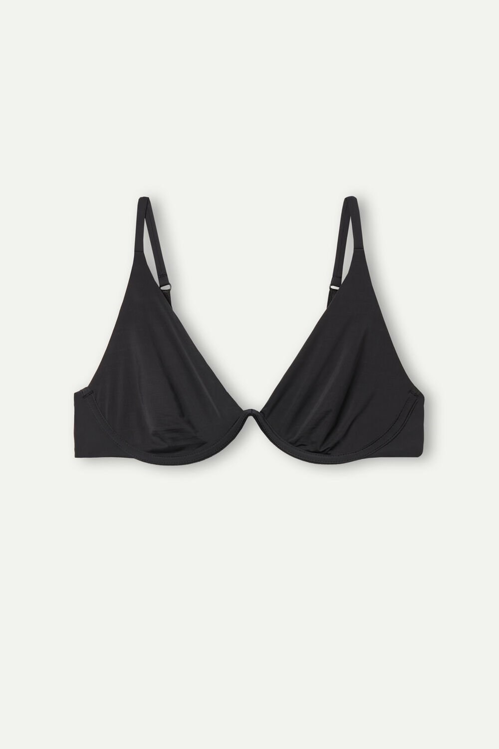 Intimissimi Giulia Balconette Bra in Ultralight Microfiber Zwart Zwart | PIZAW8053