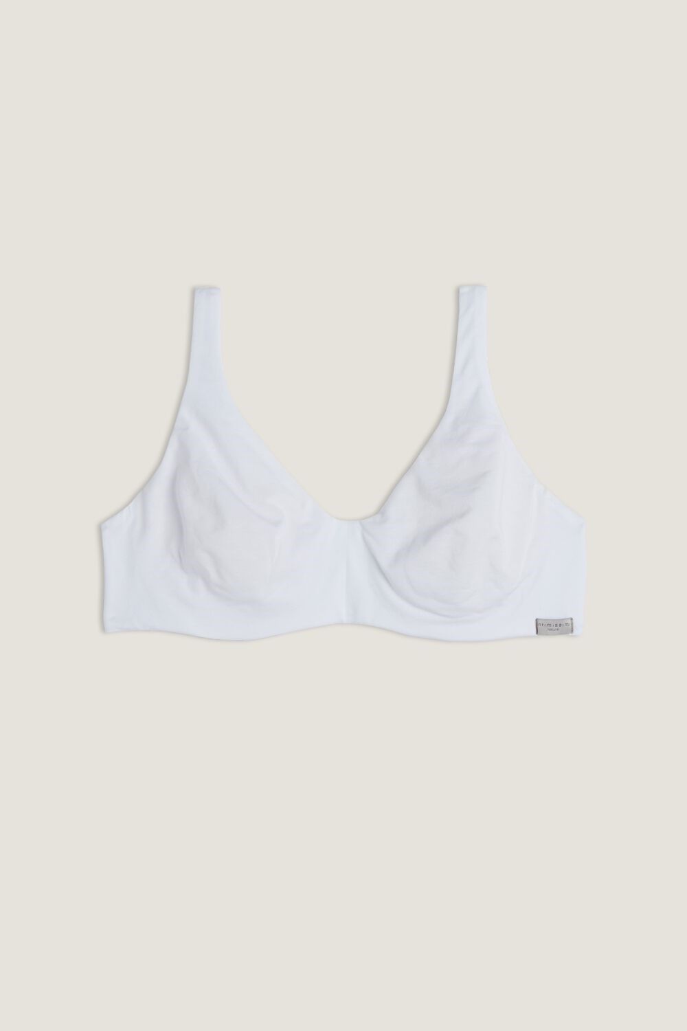 Intimissimi Greta Balconette Bra in Katoenen Wit Wit | PAXTD9732