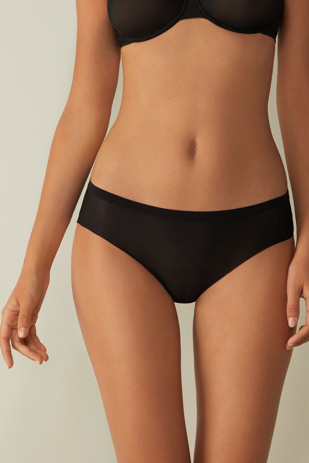 Intimissimi Invisible Touch Briefs Zwart Zwart | KIDMC4960