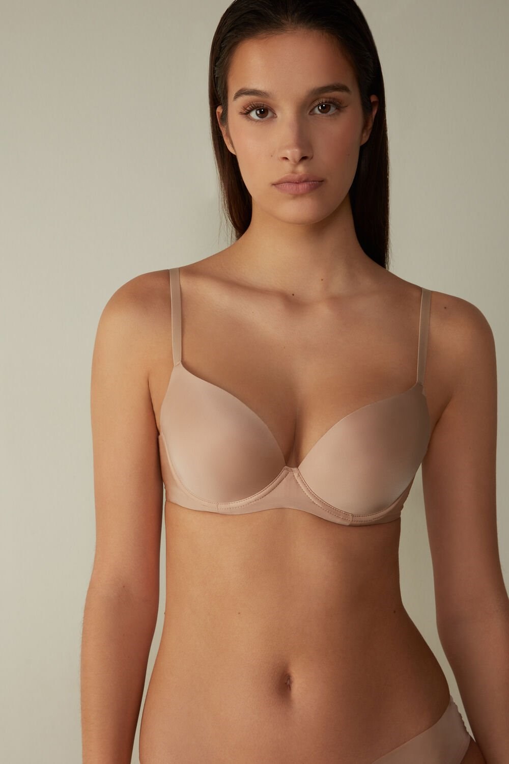 Intimissimi Irina Microfiber Balconette Bra Beige | BVZXU9506