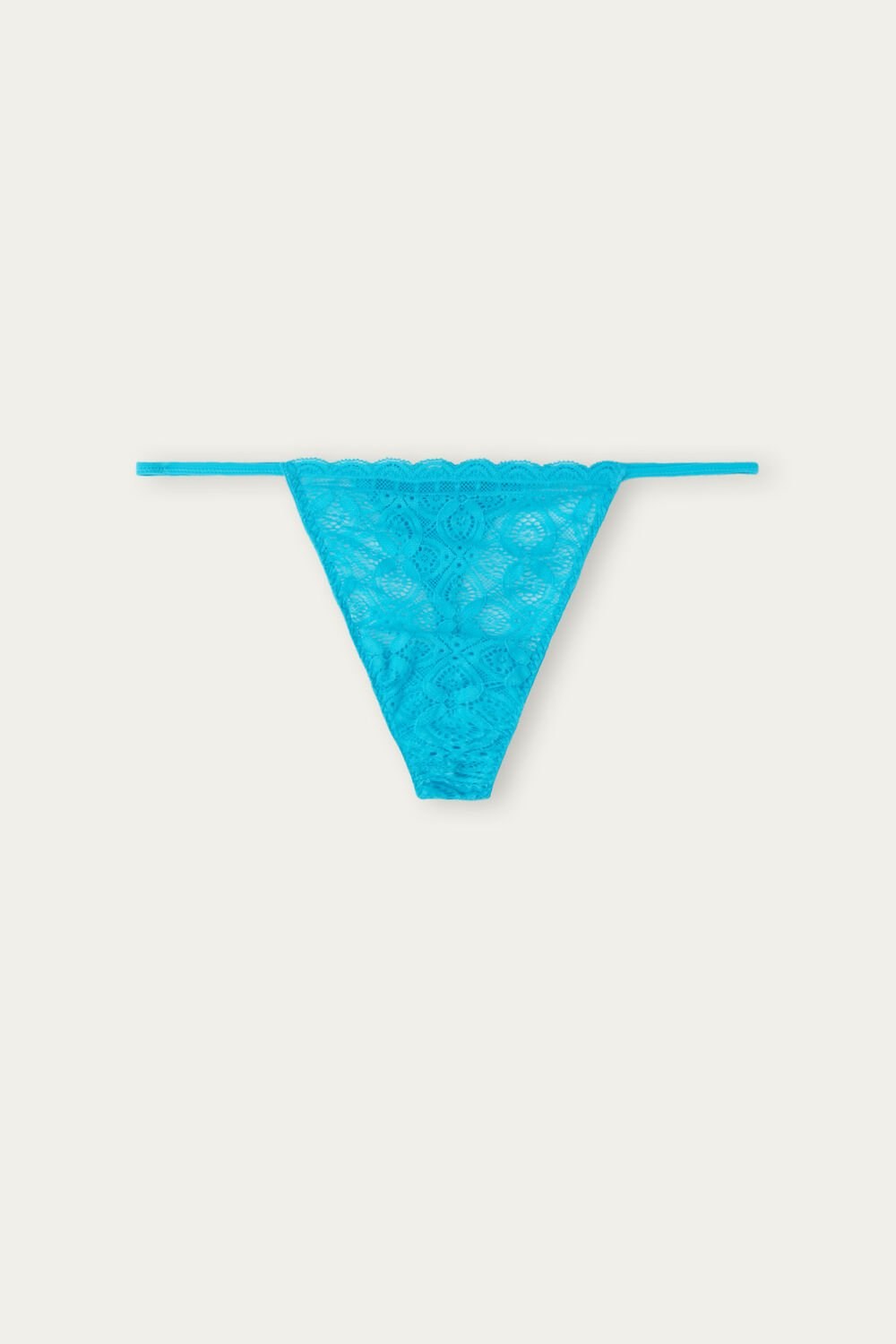 Intimissimi Kanten String String Blauw Turquoise | DCRVZ4869