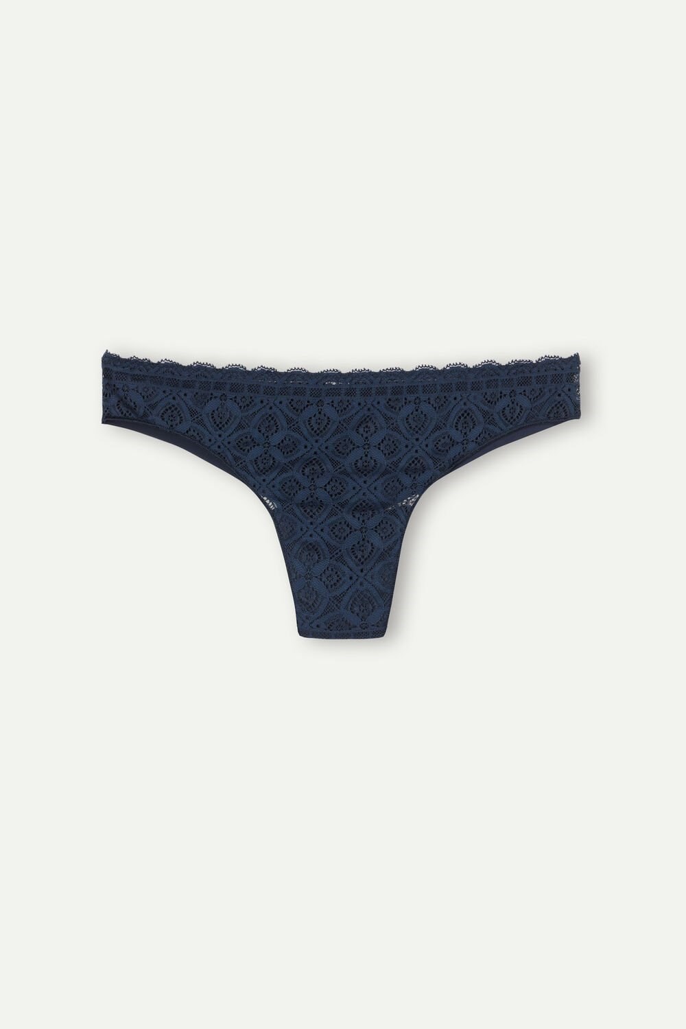 Intimissimi Kanten and Microfiber Brazilian Blauw Blauw | PWMIF5147