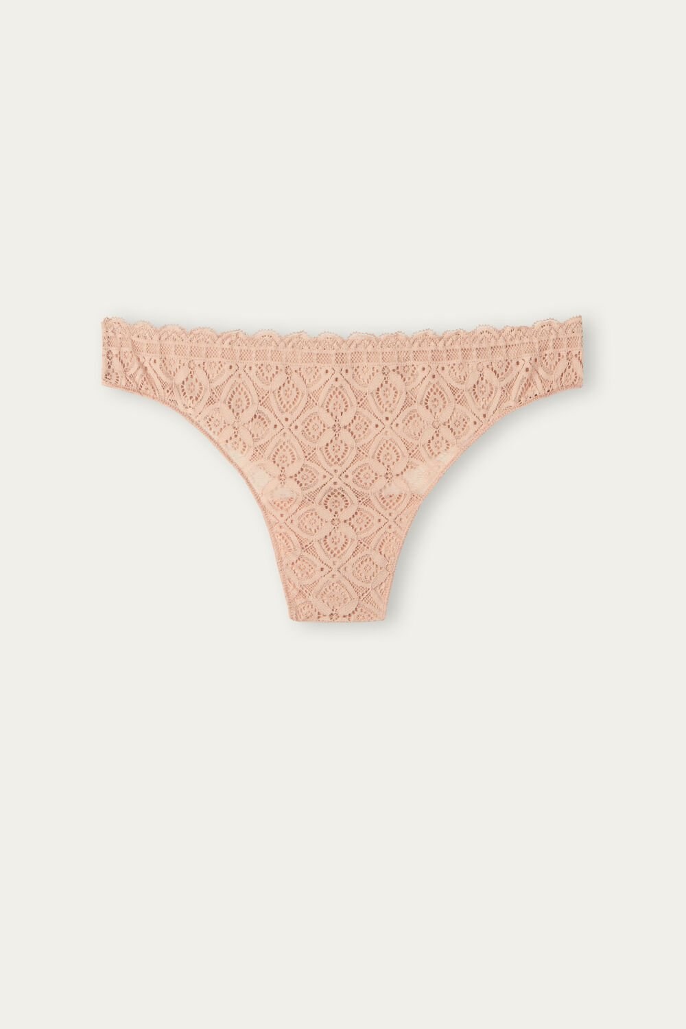 Intimissimi Kanten and Microfiber Brazilian Beige | XHGZA3269